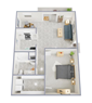 The 775 1-Bedroom