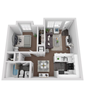 A1 1 Bedroom 1 Bathroom