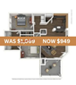 2BR/2BA - B1 Platinum - Private