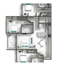 3BR/3BA - Standard