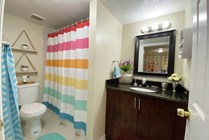 Private bathroom interior