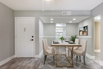 Virtually Staged Dining Room